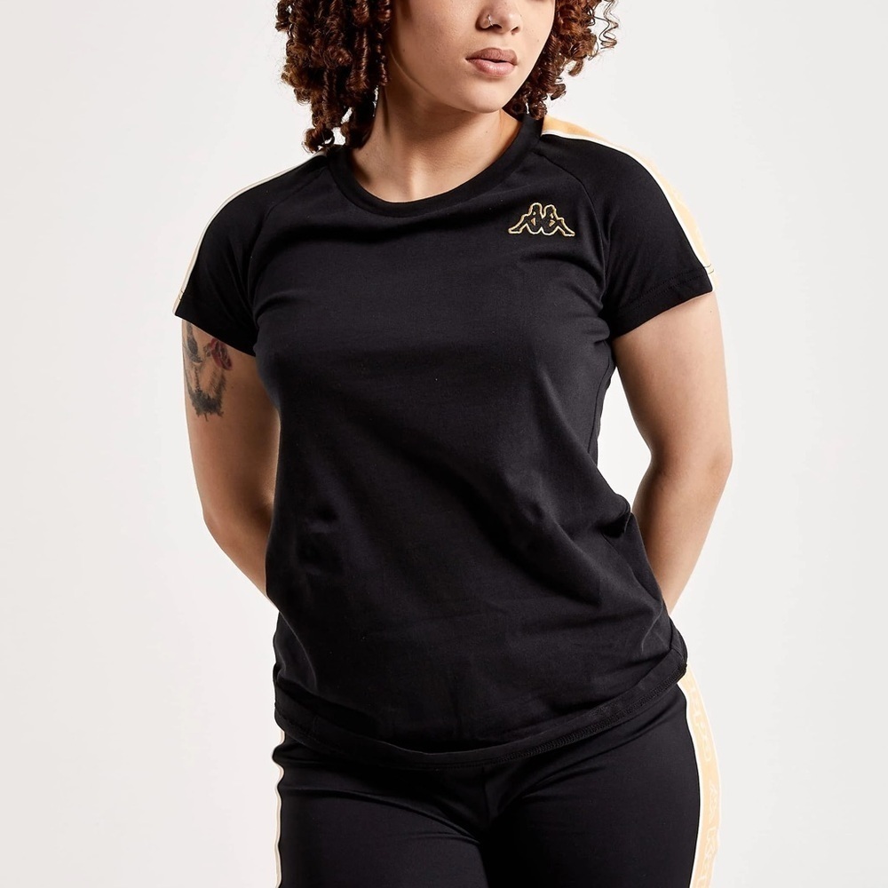 Kappa Logo Tape Eiza Short Sleeve Baby Tee